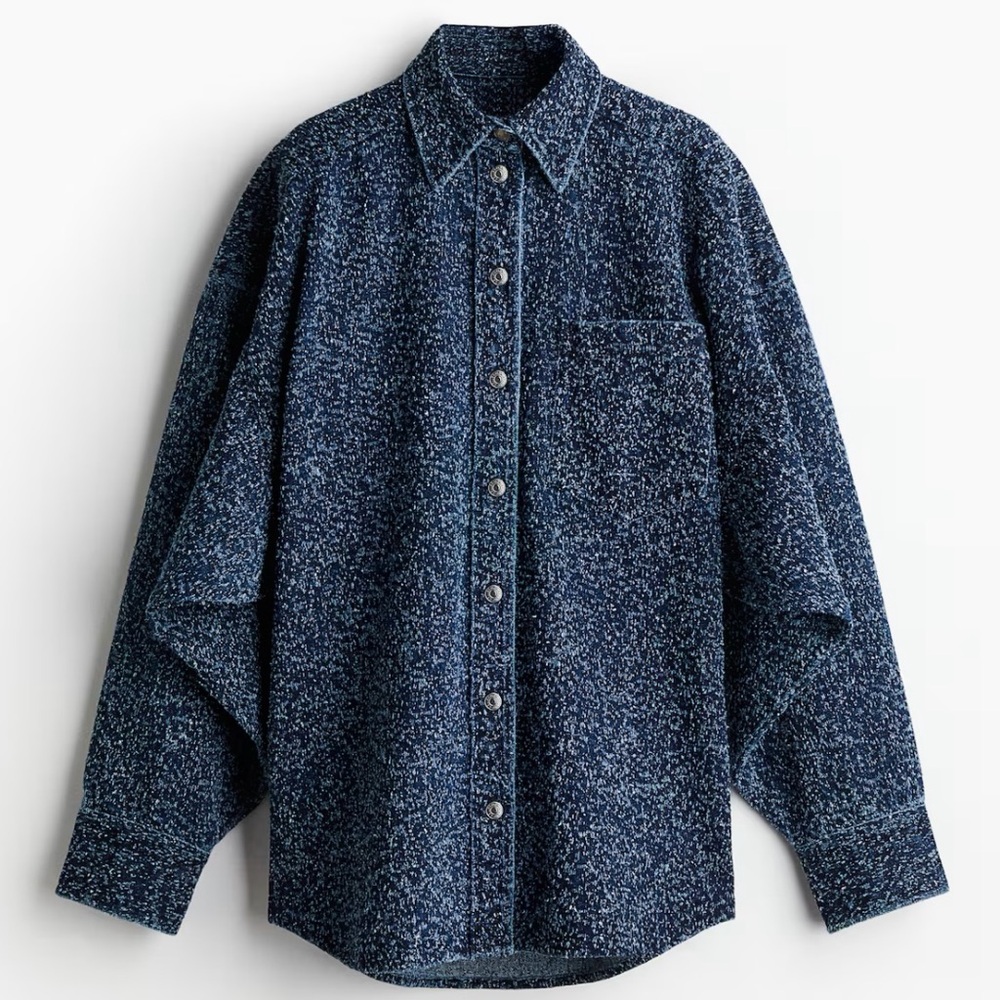 Blue Button-Up Shirt